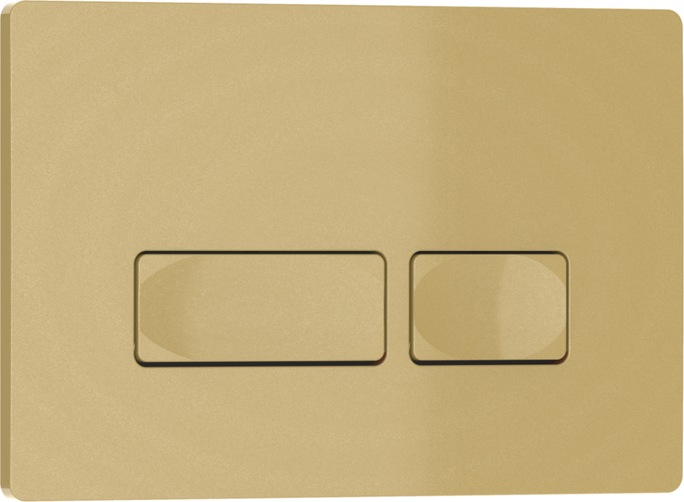 Комплект 2в1 IBERICA BLANCA инсталляция SILENCIO MINI, кнопка смыва ESTI-R золото матовое (IB.001M.215)