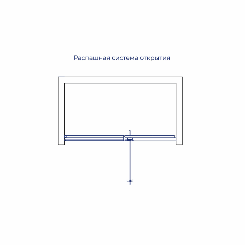 Душевая дверь RGW SV-001Gb (Прозрачное, 1300мм)