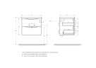 База под раковину подвесная BelBagno MARINO-600-2C-SO-RW-P