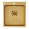 Мойка нерж. сталь KRONER 45, PM214551-BG, брашированное золото, 450х510мм, Paulmark
