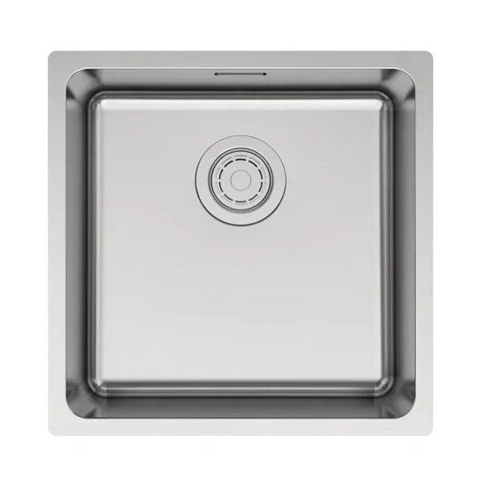 Мойка YUNI 44 UNI, нерж. сталь, YU44-BS, брашированная нерж. сталь, 440х440мм, Paulmark