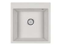Мойка KANTE 50, IT-GRANIT, PM105152-WH , белый, 510х520, Paulmark