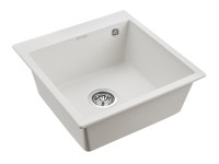 Мойка KANTE 50, IT-GRANIT, PM105152-WH , белый, 510х520, Paulmark