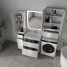 Тумба напольная STYLELINE "Атлантика 70", Люкс Плюс белый глянец под раковину Атлантик 70