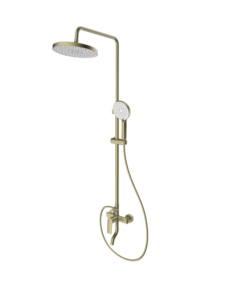 Душевая система Splenka для ванны и душа S50.24.03 Золотой сатин