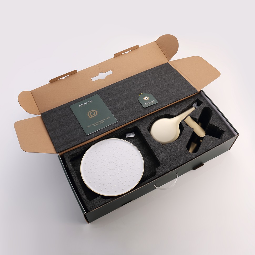 Душевая система Splenka для ванны и душа S50.24.03 Золотой сатин