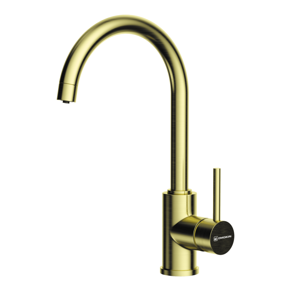 Смеситель для кухни Omoikiri Shinagawa 2 Plus-LG латунь/светлое золото