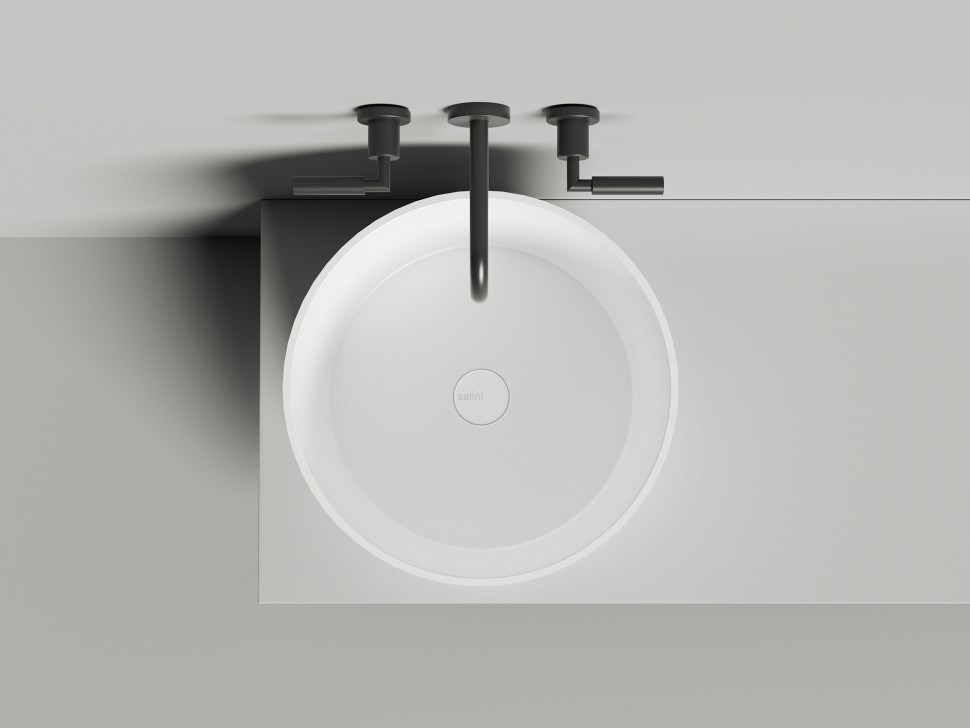 Раковина накладная ARMONIA 04 460х460х450 S-Sense Глянцевое