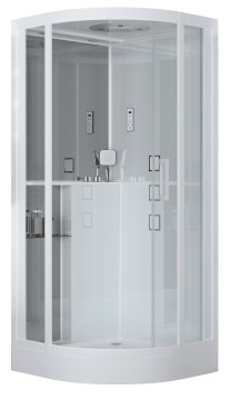 Душевая кабина Grossman Cosmo GR141 (100x100x215) дверь раздвижная,4 места