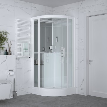 Душевая кабина Grossman Cosmo GR141 (100x100x215) дверь раздвижная,4 места
