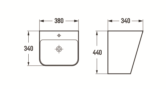 Раковина Ceramalux 500QMB
