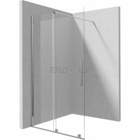 Стенка для душа, walk-in, 100 см - раздвижные