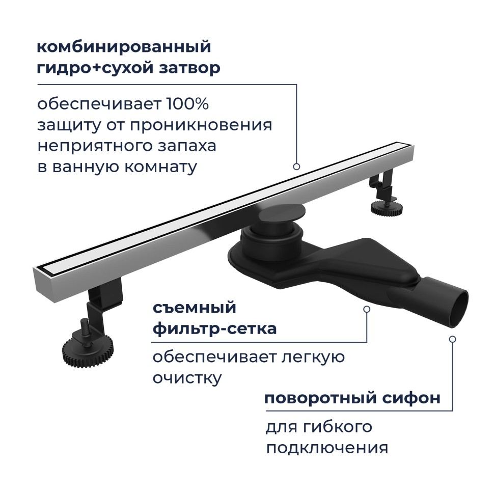 Душевой трап RGW SDR-51S (600)