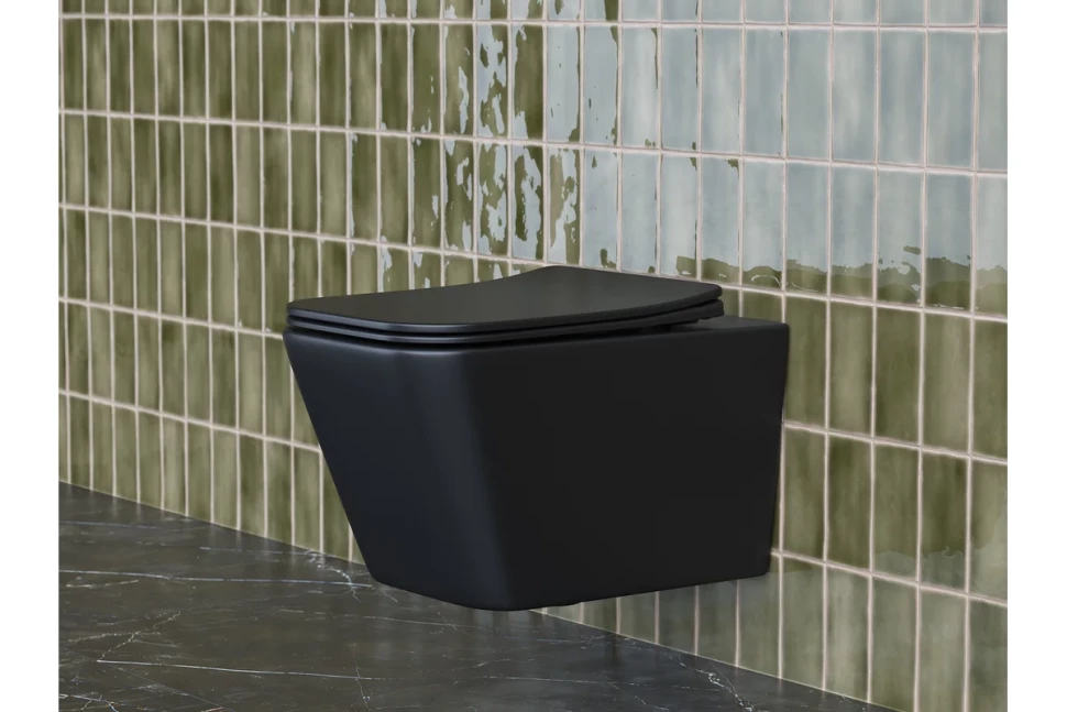 Подвесной унитаз Metric Rimless CN3007MB