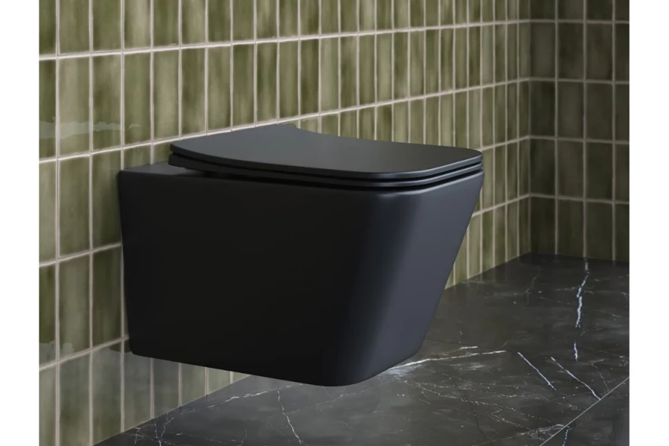 Подвесной унитаз Metric Rimless CN3007MB