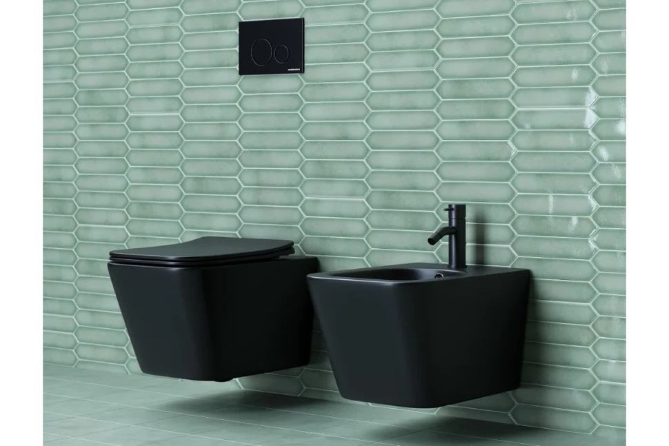 Подвесной унитаз Metric Rimless CN3007MB