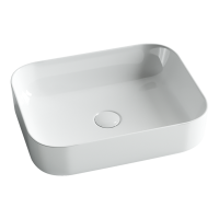 Умывальник чаша накладная прямоугольная Element 500x390x130мм