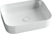 Умывальник чаша накладная прямоугольная Element 500x390x130мм