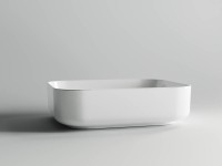 Умывальник чаша накладная прямоугольная Element 500x390x130мм