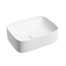 Умывальник чаша накладная прямоугольная (цвет Белый Матовый) Element 505x380x150мм