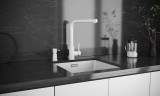 Смеситель для кухни TWIN, белый матовый, Tw213622-WH, Paulmark