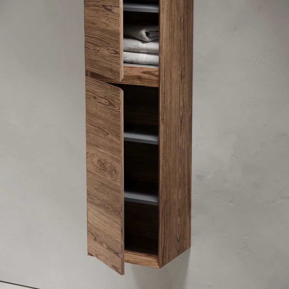 Шкаф-пенал подвесной SANCOS Marmi 1.0/Marmi 2.0 350х300х1600 мм, цвет дуб чарльстон, арт. PMR35ECH