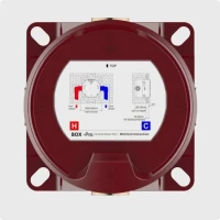 AQM8801MB Встраиваемый термостат с регулировкой напора на 2 потр., черный матовый