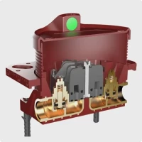 AQM8801MB Встраиваемый термостат с регулировкой напора на 2 потр., черный матовый