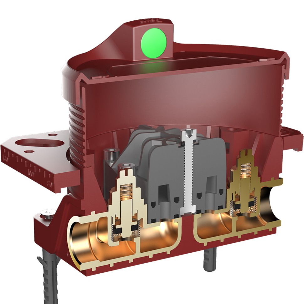 AQM8407CR Набор для комплектации ванны с изливом и термостатом с регулировкой напора, хром
