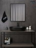 Раковина Gid Bm1348 53355 накладная черная матовая 61x41x13.5