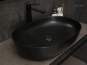 Раковина Gid Bm1348 53355 накладная черная матовая 61x41x13.5