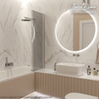 Шторка для ванны IBERICA BLANCA Mod.801 Slide Open раздвижная тонированное стекло/хром 90х150см (IB801.TC.150.90)