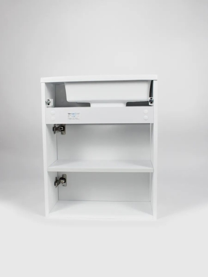Тумба под раковину для ванной подвесная Uperwood Modul 50 см, белая/графит