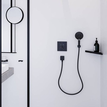 Крючок двойной Hansgrohe AddStoris, Черный матовый, 41755670