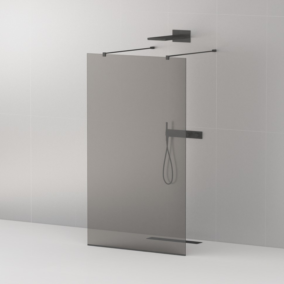 Душевая перегородка CEZARES LIBERTA-L-2-120-120-GR-NERO