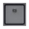 Мойка YUNI 44 UNI, нерж. сталь, YU44-GM, вороненая сталь, 440х440мм, Paulmark