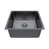Мойка YUNI 44 UNI, нерж. сталь, YU44-GM, вороненая сталь, 440х440мм, Paulmark
