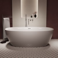 Ванна акриловая Vincea VBT-708-1700, 1700*800*585, цвет белый, щелевой перелив, слив белый