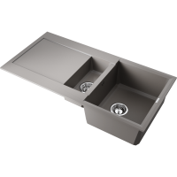 Кухонная мойка Omoikiri Sakaime 100-2-GR Tetogranit/leningrad grey