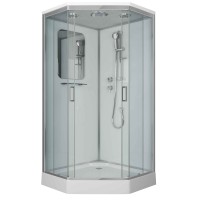 Душевая кабина Niagara Premium NG-6002-01D (100х100х220) низкий поддон(16 см),стекло прозрачное,4 места