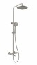 Душевая стойка Рондо (Rondo) VSFS-1RS1BN с изливом, брашированный никель