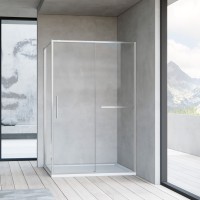 Душевой уголок Слим Софт (Slim Soft) VSR-1SS9012CLBN, 1200*900, брашированный никель, стекло прозрачное