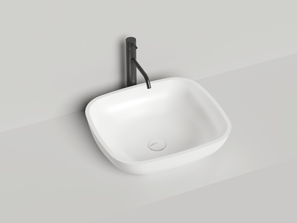 Раковина накладная GLORIA 08 покраска по RAL полностью 495х445х150 S-Stone Матовое