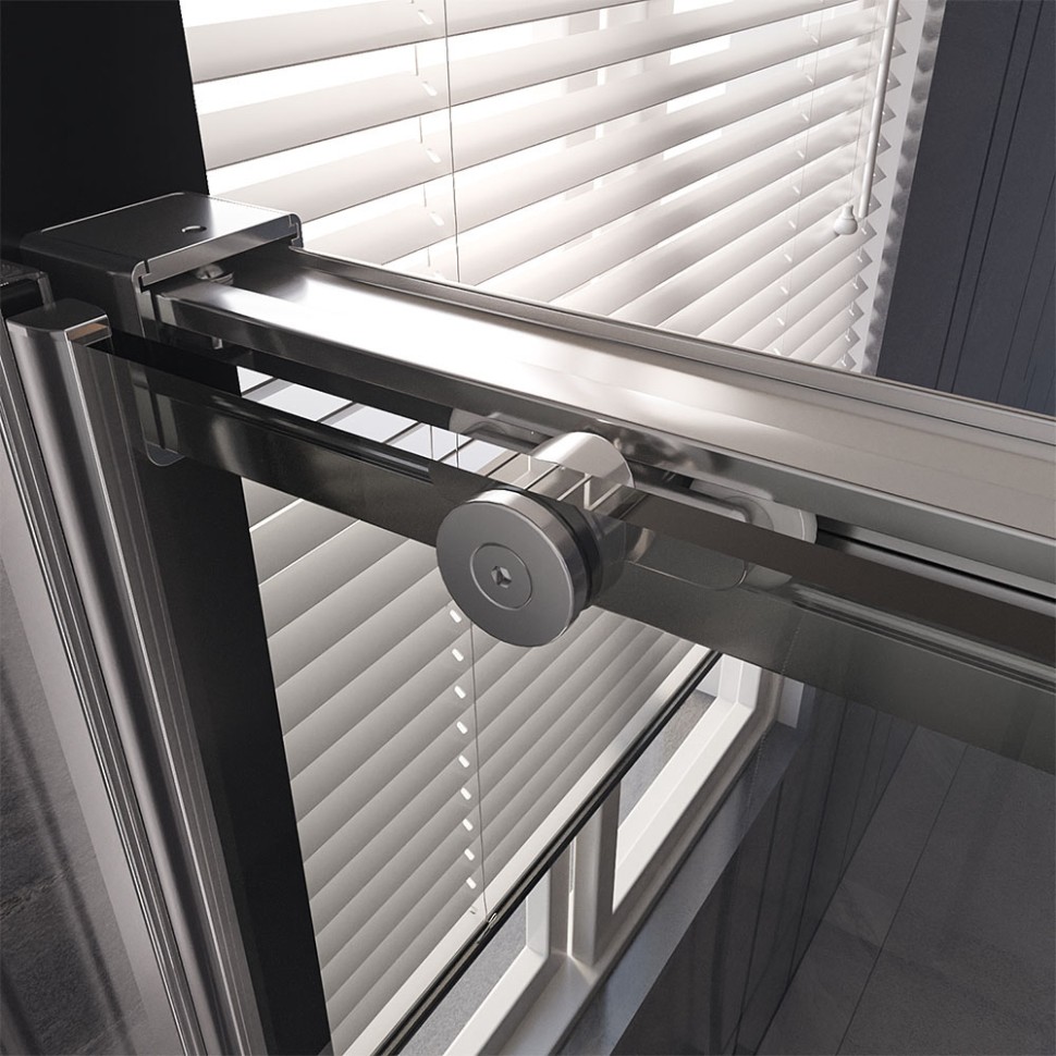 Душевой угол Veconi Premium Trento PTC-SP-40CH, 1400х1000x2000, хром, стекло прозрачное