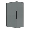 Душевое ограждение Grossman Galaxy 100.K33.01.120.42.10-200.K33.01.100.42.10 (120х100х195) раздвижная,графит сатин,стекло тонированное,2 места