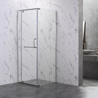 Душевой угол Veconi Rovigo RV-18, 1200x900x2000, хром, стекло прозрачное