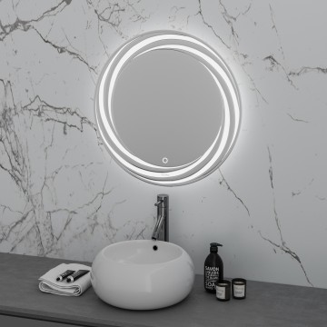 Зеркало ARMA D800 (800*800*45) LED с сенсорным выключателем