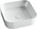 Умывальник чаша накладная квадратная Element 385x385x135мм