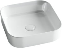 Умывальник чаша накладная квадратная Element 385x385x135мм