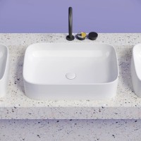 Умывальник чаша накладная прямоугольная Element 605x380x150мм